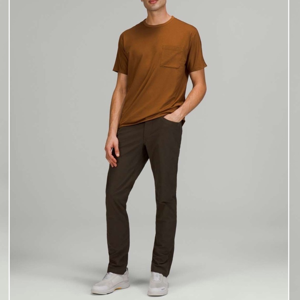 Lululemon ABC Classic-Fit Pant 28” Inseam Utilitech™ in Dark Olive Size 32 2022 - Picture 2 of 12